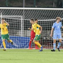 Lietuvos U-21 futbolo rinktinė triuškinama pergale pradėjo Europos čempionato atranką