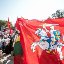 Vilniuje – tūkstantinis protestas: su plakatais „Ne gyvulių pasui“ ir „Dž. Sorošą lauk iš Lietuvos“