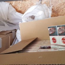 Vilkike rasta beveik 3 mln. eurų vertės cigarečių kontrabanda