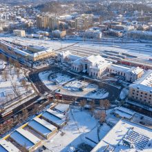 Vilnius kviečia pasaulio architektus: skelbiamas konkursas stoties teritorijai pertvarkyti