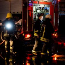 Šeštadienio vakarą – gaisras Raseinių rajone: užsiliepsnojo kavinė