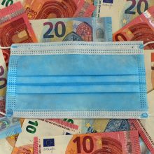 ECB: nepaisant koronaviruso, euro banknotus liesti saugu