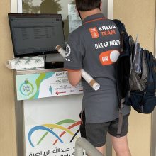 „Kreda“ komanda jau Saudo Arabijoje: atsiėmė techniką ir laukia COVID-19 testų rezultatų