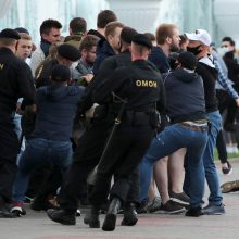 Baltarusijoje per demonstracijas sulaikyta virš 200 žmonių