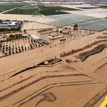 Ispaniją skalauja liūtys ir potvyniai: aukų skaičius auga
