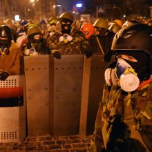 Ukrainos milicija neigia prisidėjusi prie protestuotojų žūties