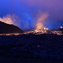 Lietuvis iš arti stebi Islandijos ugnikalnį: baisu, bet kažkas ten labai traukia