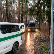 Po girininko radinio į Kleboniškio mišką sugužėjo specialiosios tarnybos 