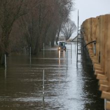 Keliose Lietuvos vietose stebimas stichinis vandens lygis