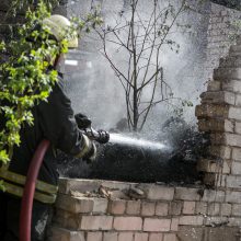 Pačiame Kauno centre – mįslingas gaisras 