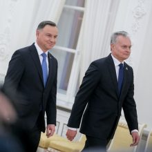 G. Nausėda su Lenkijos vadovu aptarė situaciją regione