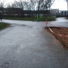 Kalniečių parke neoficialūs takeliai virs oficialiais: jau ruošiamasi asfaltuoti