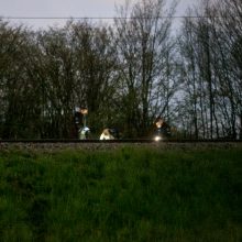 Petrašiūnuose po traukinio ratais žuvo jauna moteris