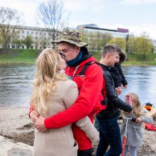Dvylika savanorių baidarėmis keliaus iš Vilniaus į Nidą