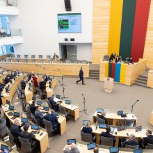 Seimas atmetė opozicijos siūlymą imtis tyrimo dėl informacijos nutekinimo