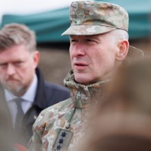 Kariuomenės vadas su NATO ir ES šalių kolegomis aptars situaciją Rusijos karo kontekste