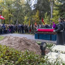 Antakalnio kapinėse palaidotas partizanas J. Vitkus-Kazimieraitis