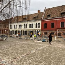 Vilniaus gatvėje tęsiasi darbai: pėstiesiems bus patogiau vaikščioti