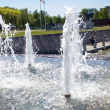 Kaunas – ne tik upių, bet ir fontanų miestas: pasigrožėkite