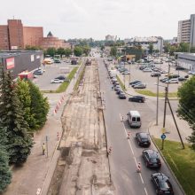 Kalniečiuose tuoj pakvips nauju asfaltu: dvi šalia esančios gatvės virto statybų aikštele