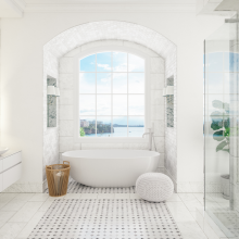 10 būtiniausių daiktų vonios kambaryje: nuo dušo iki kilimėlio