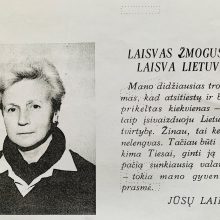 Mirė dokumentinių filmų režisierė, operatorė, Sąjūdžio metraštininkė L. Pangonytė