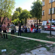 Kaune nukrito funikulierius: nukentėjo vaikai, sulaikytas girtas mašinistas 