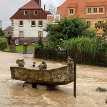 A. Merkel apie potvynio padarytą žalą: tai siaubinga
