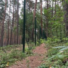 Vandalai suniokojo naują Petrašiūnų kapinių tvorą