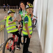 Jaunieji dviratininkai – saugaus eismo ambasadoriai