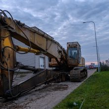 Alytaus meras apie situaciją gaisravietėje: dūmų beveik nebėra, smarvės dar truputį