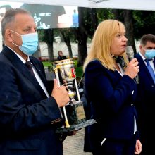 Finišavo ralis „Aplink Lietuvą 2020“: Prezidento taurę iškovojo kauniečių ekipažas