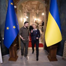 EK vadovė: Rusijos laukia irimas, o Ukraina turi europinę ateitį