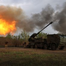 Ukrainos kariuomenė: smarkiai atakuojamas Časiv Jaras laikosi
