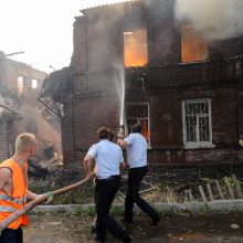 Milžiniškas gaisras Rusijoje lokalizuotas, nukentėjo dešimtys žmonių 
