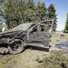 Per Rusijos bombų ataką Charkivo srityje žuvo du žmonės