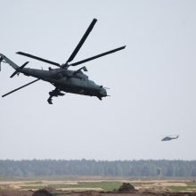 Stebėtojai: Lenkijos ir Baltarusijos sieną tikrai kirto sraigtasparnis, bet neaišku, kieno