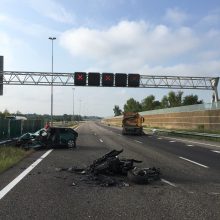 Šiurpi nelaimė: per masinę avariją Nyderlanduose žuvo lietuvis 
