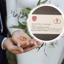 Tokio akibrokšto dar nebuvo matę: internete – pasiūlymas už 150 eurų pirkti vestuvių datą