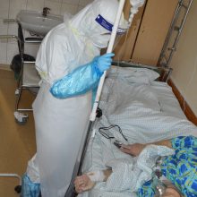Kauno ligoninė – apie kovą su COVID-19: tiek daug sunkių ligonių dar niekad neturėjome