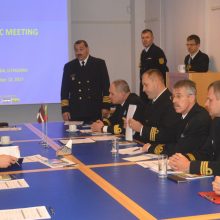 Klaipėdoje susitiko trijų Baltijos šalių Karinių jūrų pajėgų vadai
