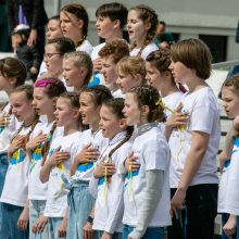 Kernavėje prasideda stovykla Lietuvos ir Ukrainos karių vaikams
