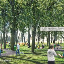 Vizija: parkas galėtų tapti kauniečių laisvalaikio zona.