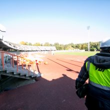 Renginiai pradėtame tvarkyti Kauno stadione užkliuvo Darbo inspekcijai