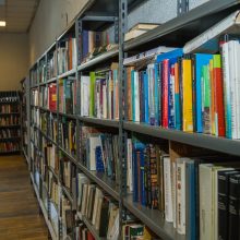 Skaitytojus pakeis statybininkai: biblioteka uždaroma daugiau kaip metams