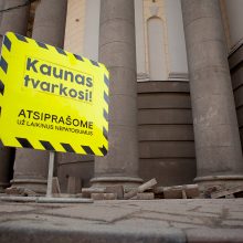 Centras vėl virsta milžiniška statybų aikštele