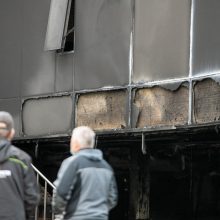 Pačiame Kauno centre – neeilinis gaisras