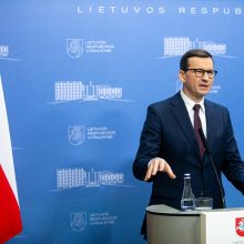 Lenkų premjeras remia Lietuvos sprendimą leisti veikti Taivaniečių atstovybei
