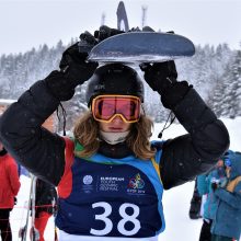 Snieglentininkas M. Morauskas – jaunimo olimpinio festivalio vicečempionas
