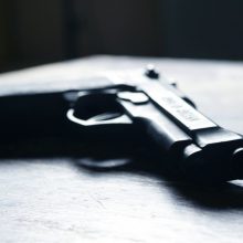 Kaune, po medienos rąstais, rastas dujinis pistoletas